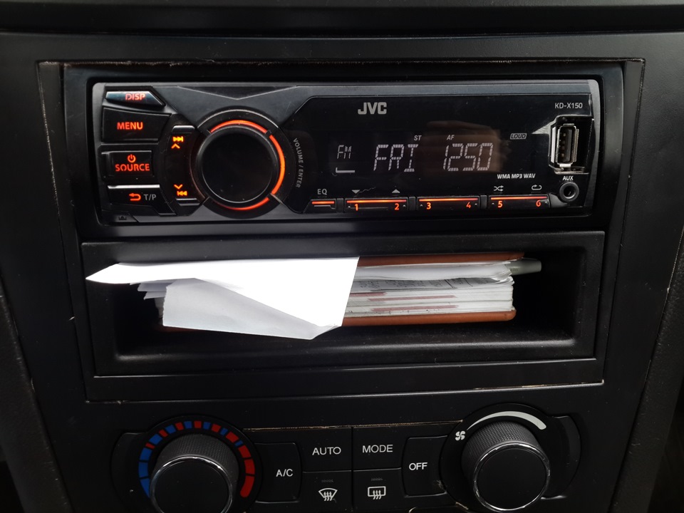 Магнітол 1din USB JVC 1