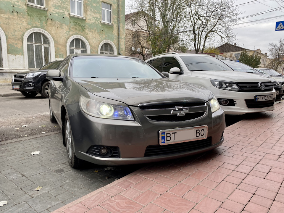 Вії на фари Chevrolet Epica 1