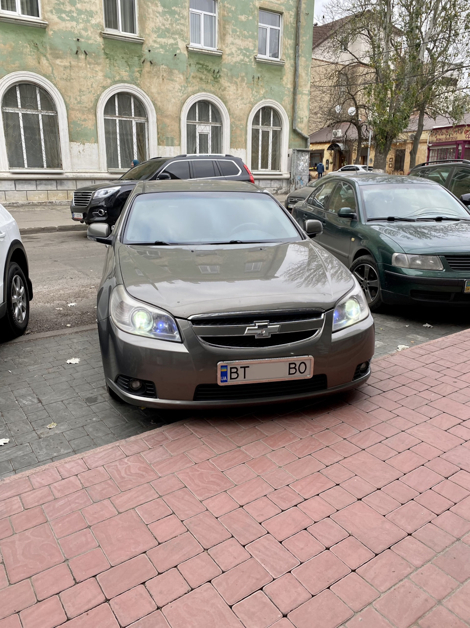 Вії на фари Chevrolet Epica 2