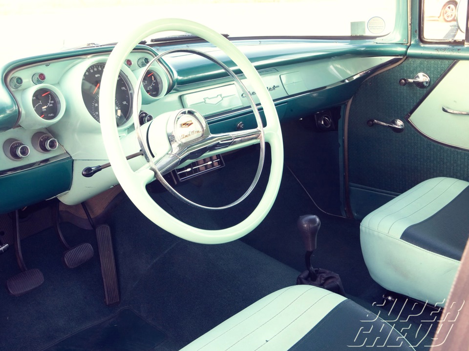 СРСР 1957 chevy chrome dash script 2