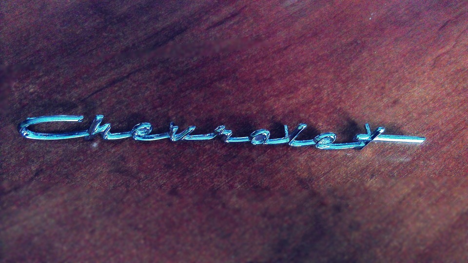СРСР 1957 chevy chrome dash script 3