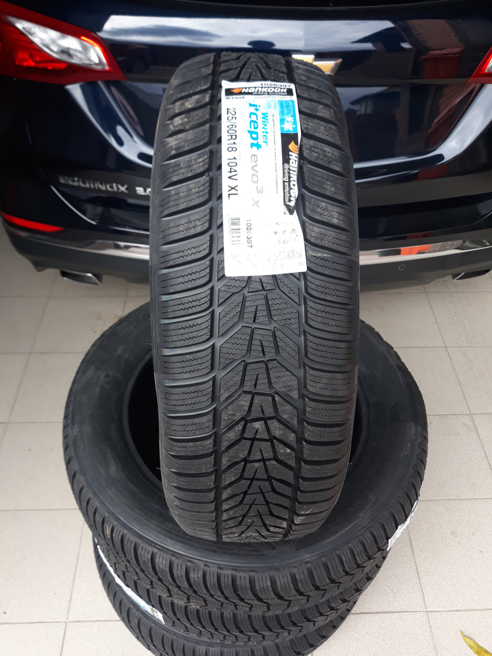 Зимова гума на Chevrolet Equinox LT, 2.0, FWD 2