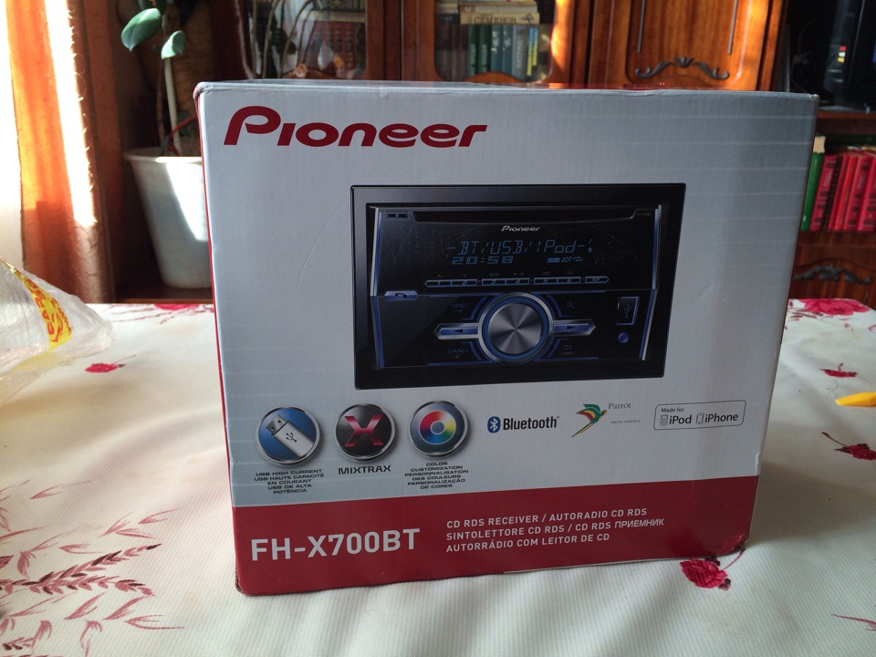 ГУ Pioneer FH-X700BT та її встановлення 2