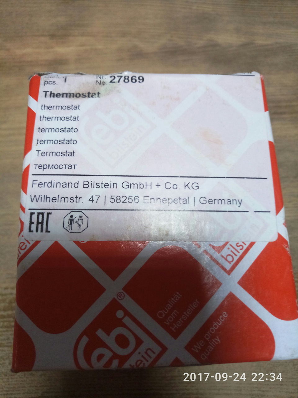 Термостат 1