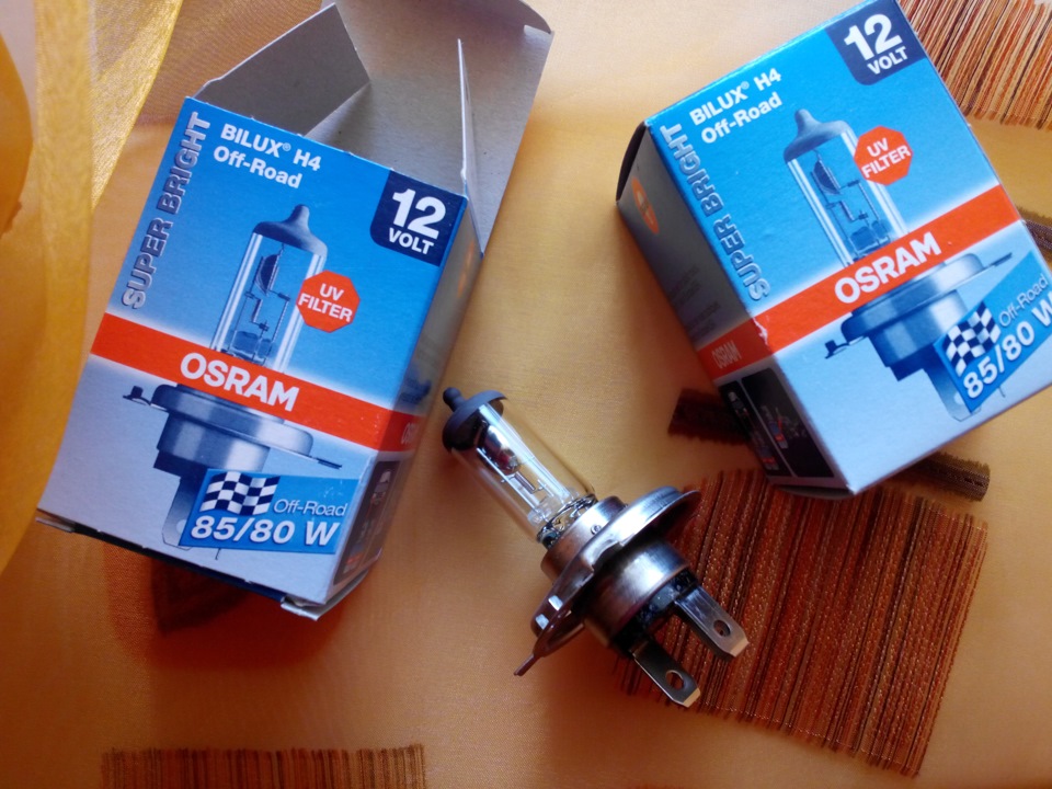 Заміна ламп головного світла на Osram 64206 2