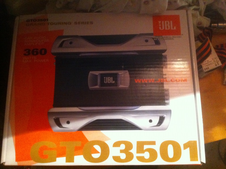 Сабвуфер пасивний JBL GT5 1204BR з підсилювачем JBL GTO 3501E. 2