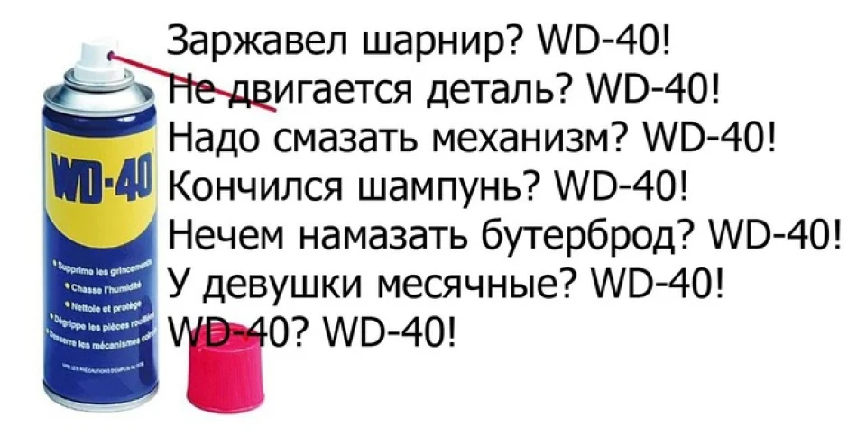 Чудо wd-40 або склопідйомник