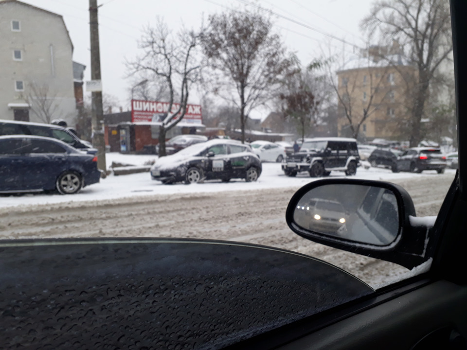 До Києва прийшла зима + Відгук про гуму Taurus Winter 601 185/65 R14 1