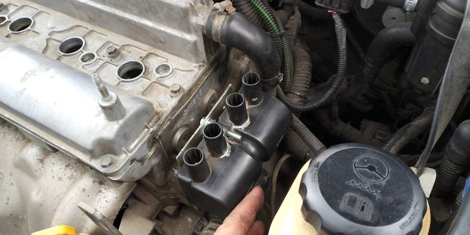 Заміна котушки запалення LDA на SED _лачетті 1.8 3