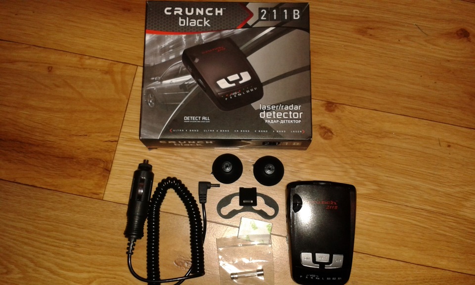 Радар детектор crunch 1