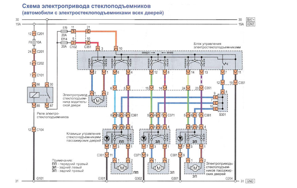 Доустановка задніх ЕСП + змінена схема підключення 3