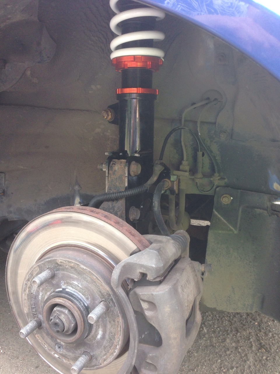 DGR Coilovers install 2