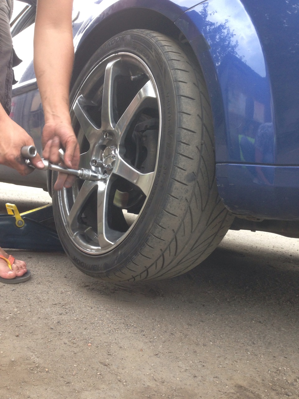 DGR Coilovers install 3