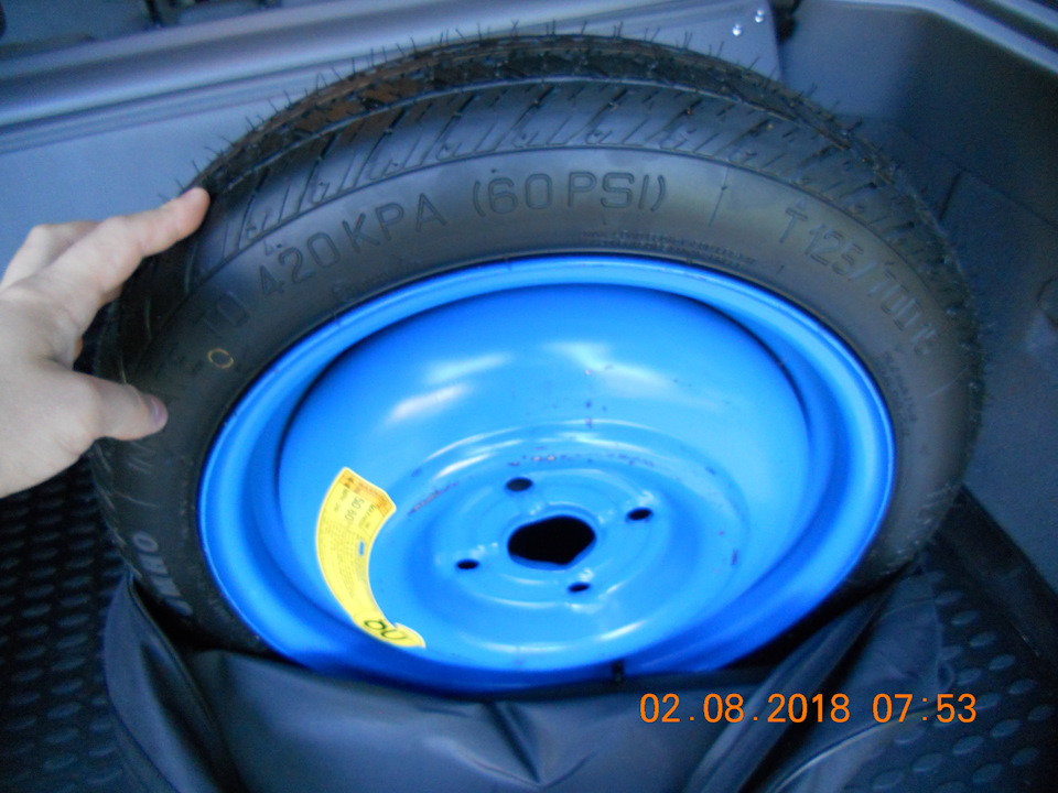 Покупка докатки KUMHO 125х70r15 Chevrolet Lacetti SW 1