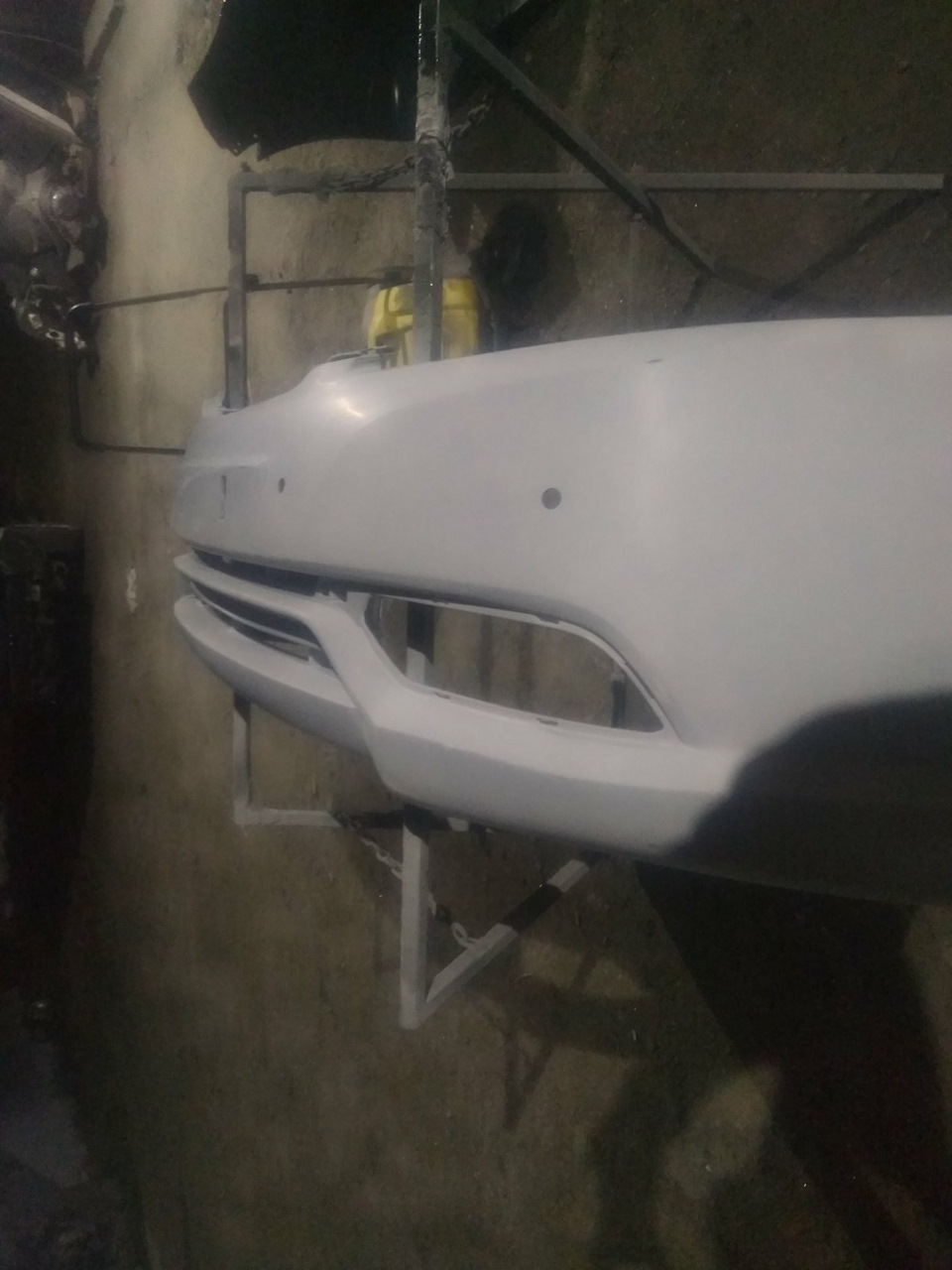 Передня губа Lacetti Sport на бампер Gentra 3