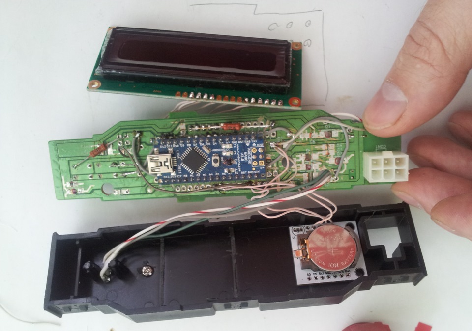 Arduino-манія та годинник Lacetti 5
