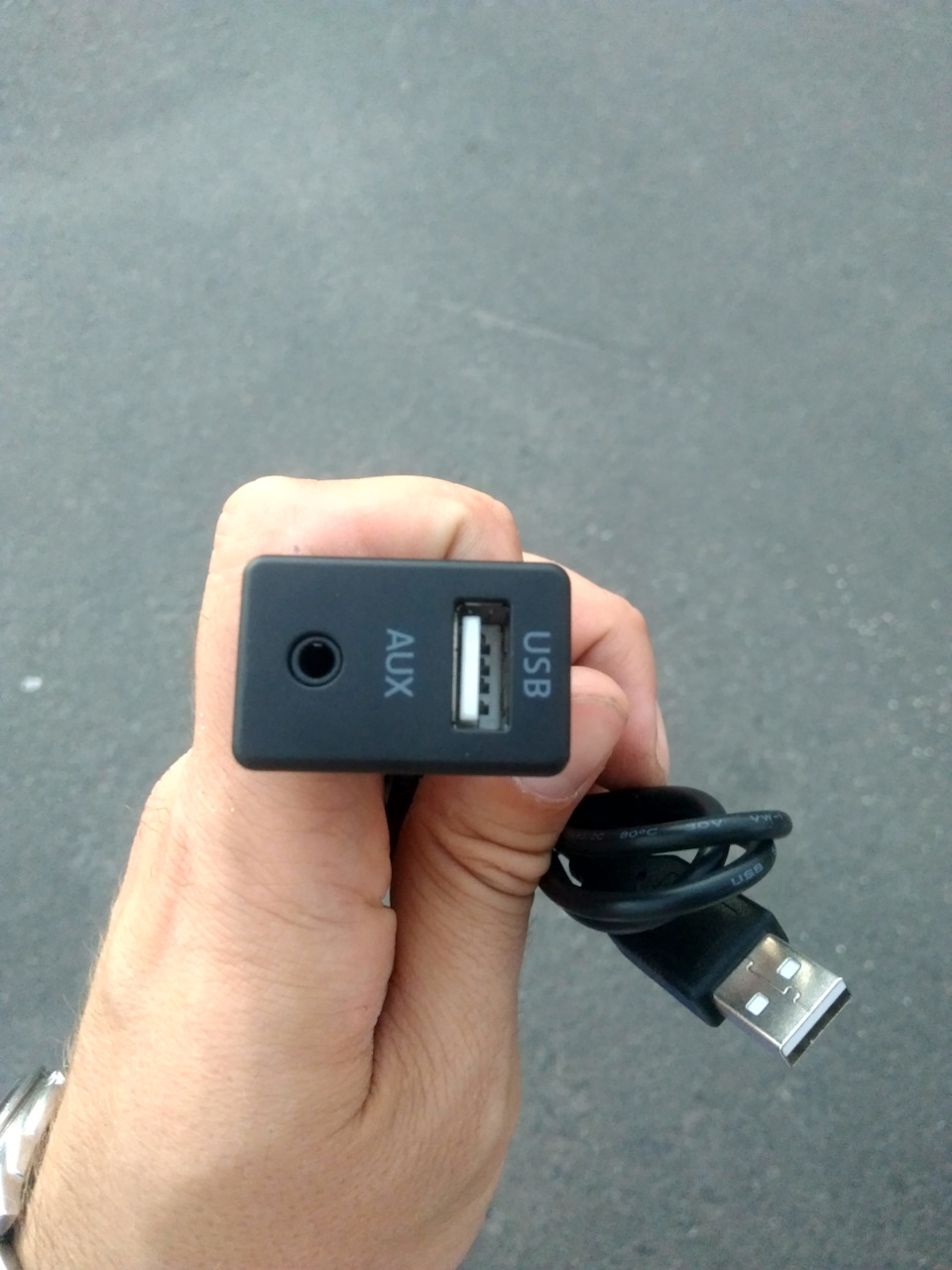 Перенесення виходу USB+AUX 2