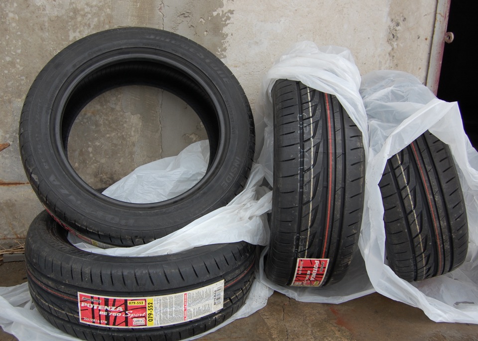 Нова гума на літо Bridgestone potenza re760 1
