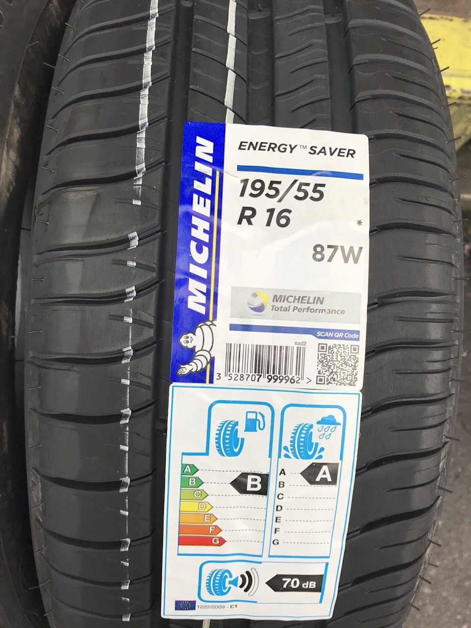 Подарунок Wagon4iky нові капці Michelin Energy Saver 195/55 R16 2