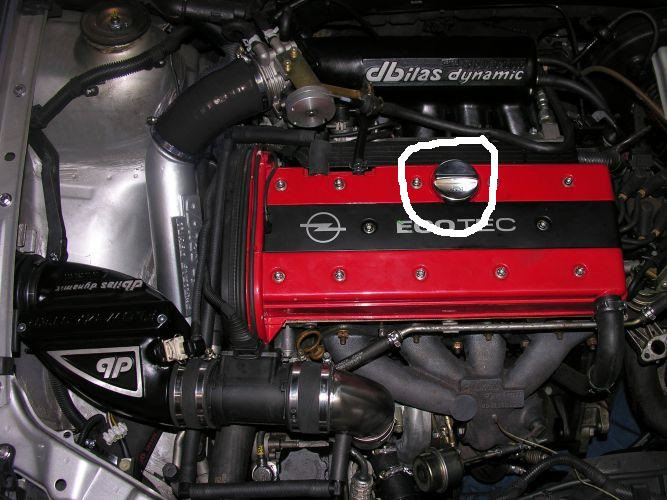 Допоможіть знайти пробку заливної горловини Алюмінієву від Opel 1