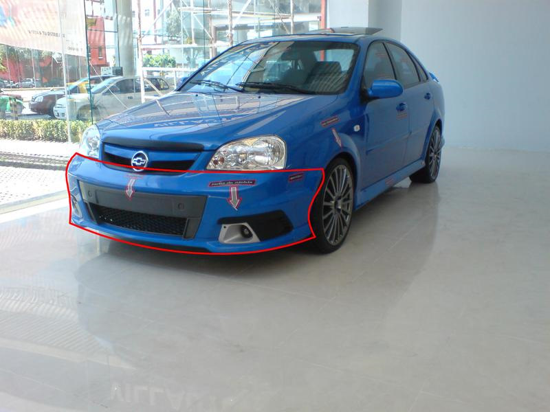 Тюнінг бампер Lacetti OPC Style 1