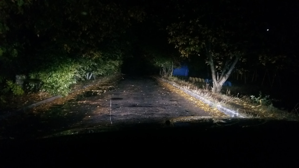 Як світять лінзи під час дощу 4