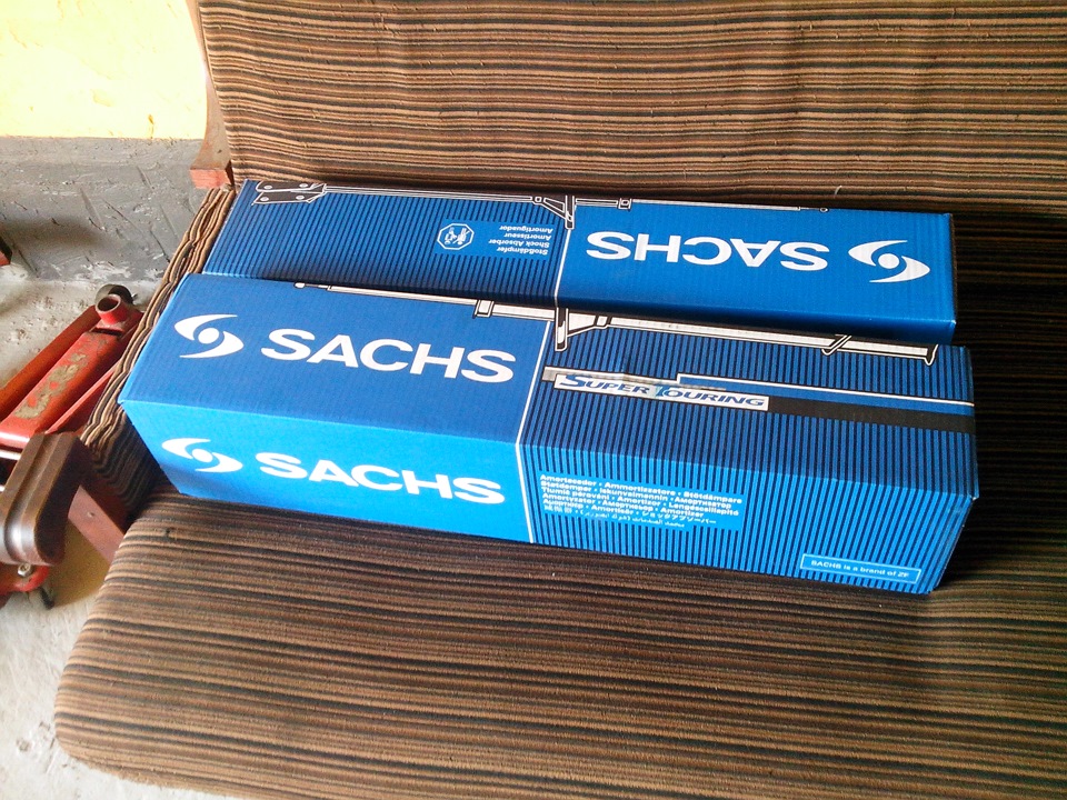 Заміна амортизаторів!Sachs super touring! 1