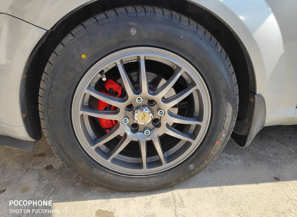 Диски WOLF Winner-806 + гума Achilles ATR Sport 195/60 R15 88V 5