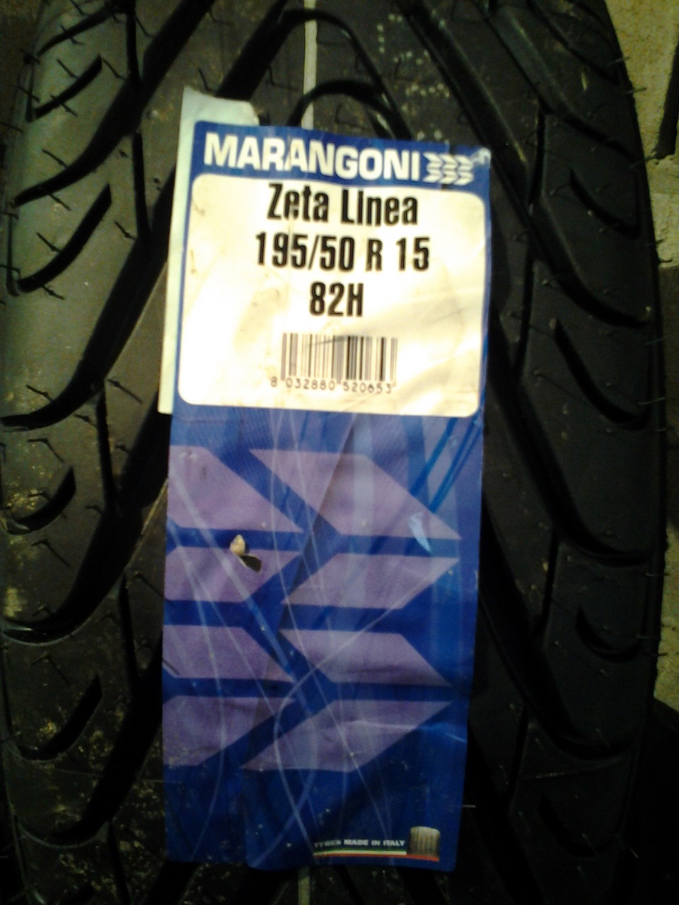 Оновочка! Marangoni Zeta Linea 195/50 R15 82H 2