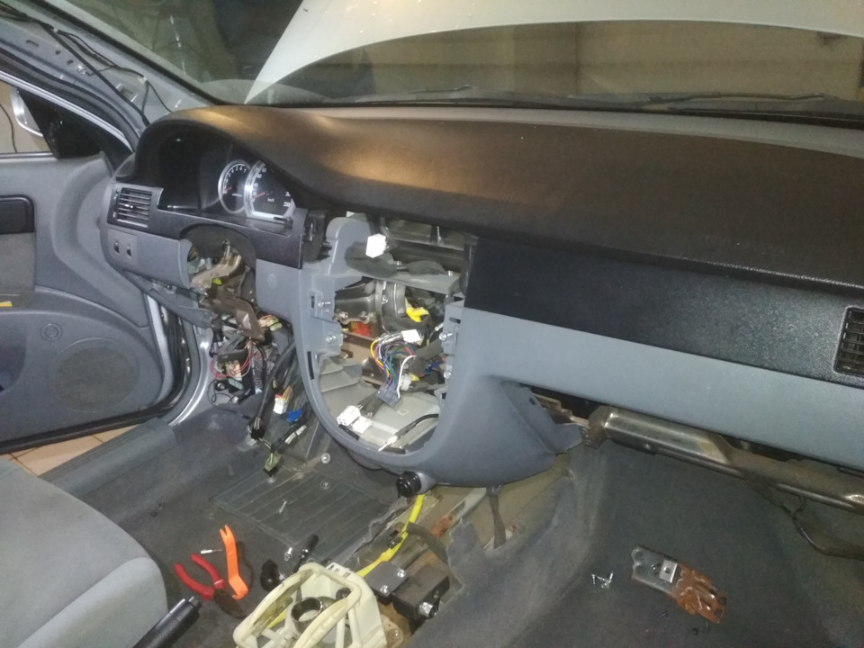 Заміна радіатора пічки Lacetti LDA 1