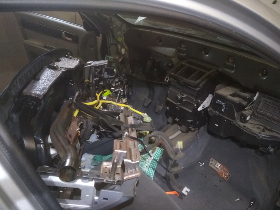 Заміна радіатора пічки Lacetti LDA 2