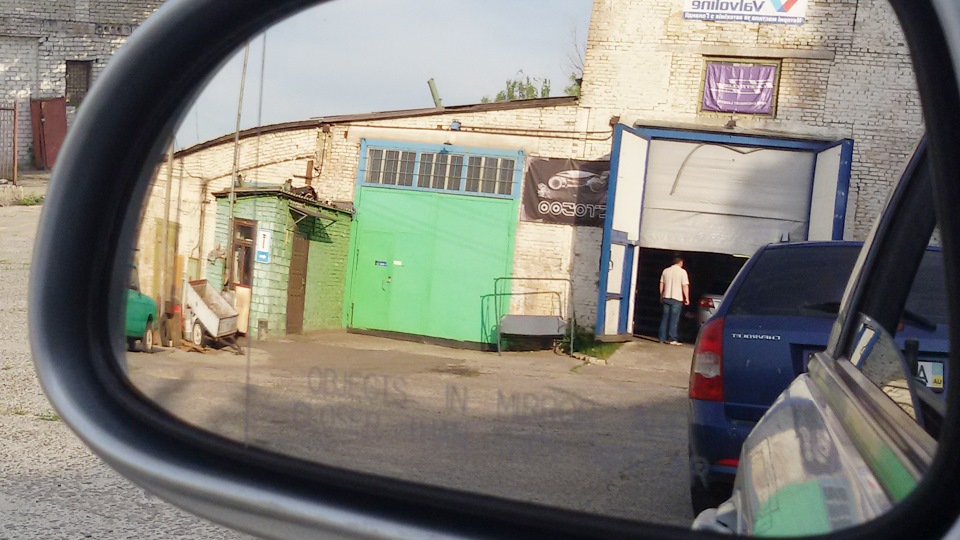 Дзеркало водія з зломом 2