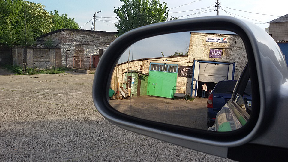 Дзеркало водія з зломом 1