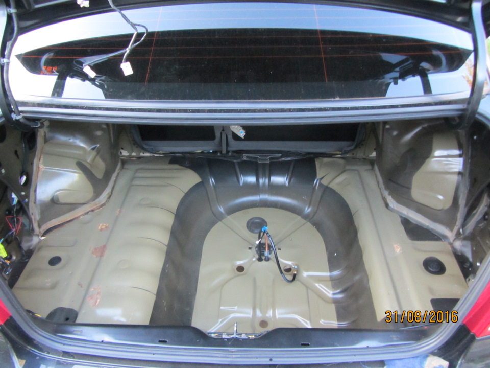 Шумо - віброізоляція багажного відсіку. 2