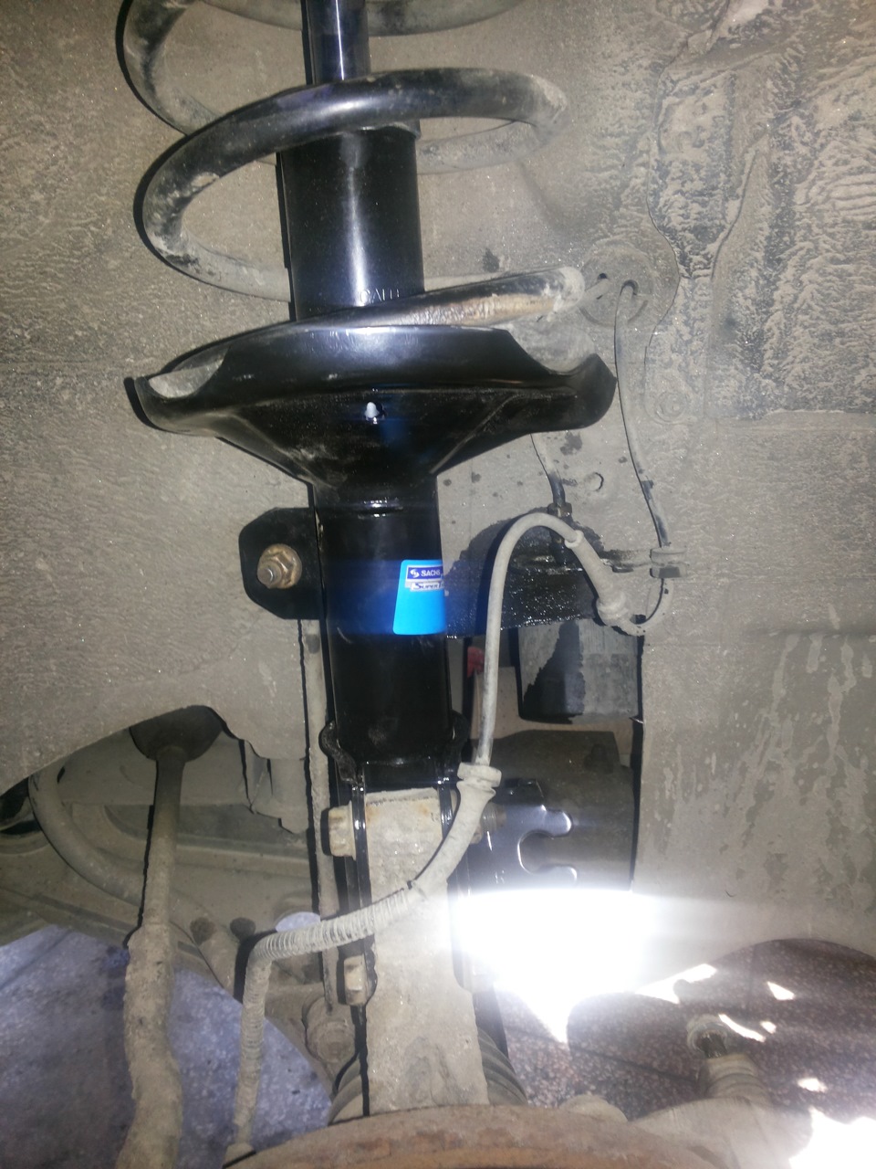 Заміна амортизаторів по колу на Sachs 2