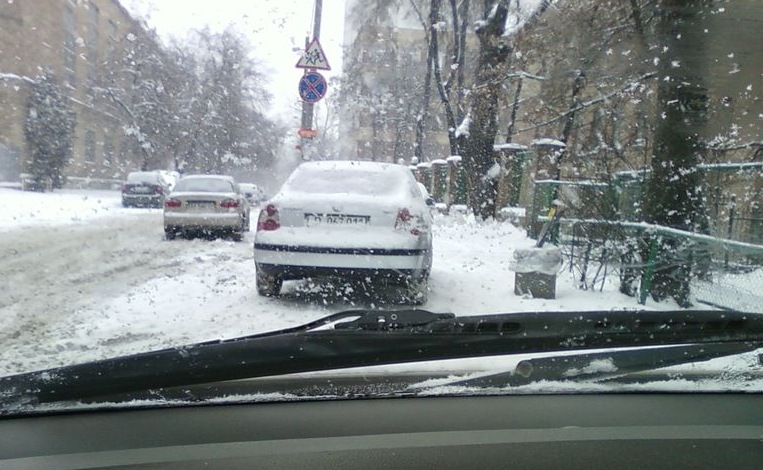 Поставив зимові двірники 2