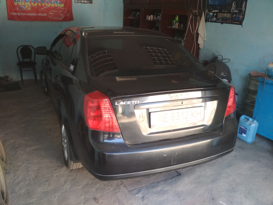 Ліп спойлер дактейл Chevrolet lacetti 5
