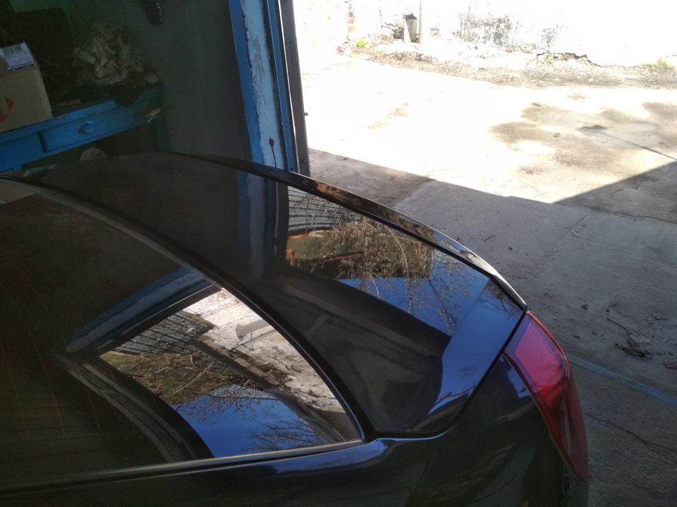Ліп спойлер дактейл Chevrolet lacetti 4