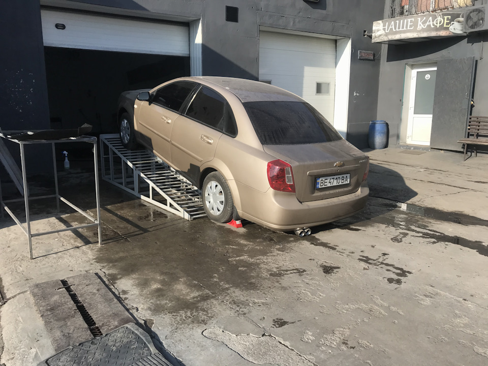 Мийка двигуна знизу, полірування лобаша. 1