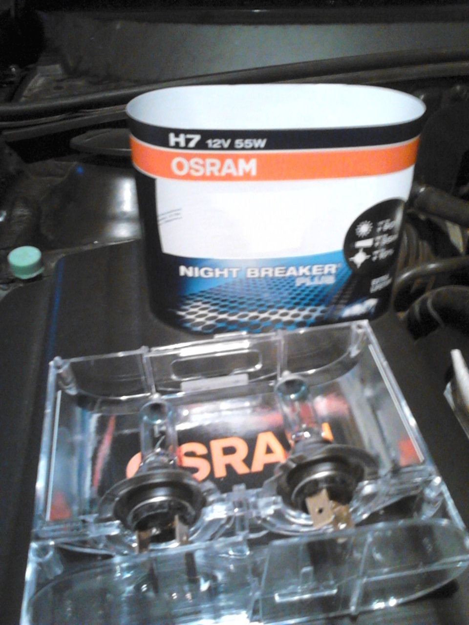 замінив лампочки на Osram Night Breaker Plus +90% 1