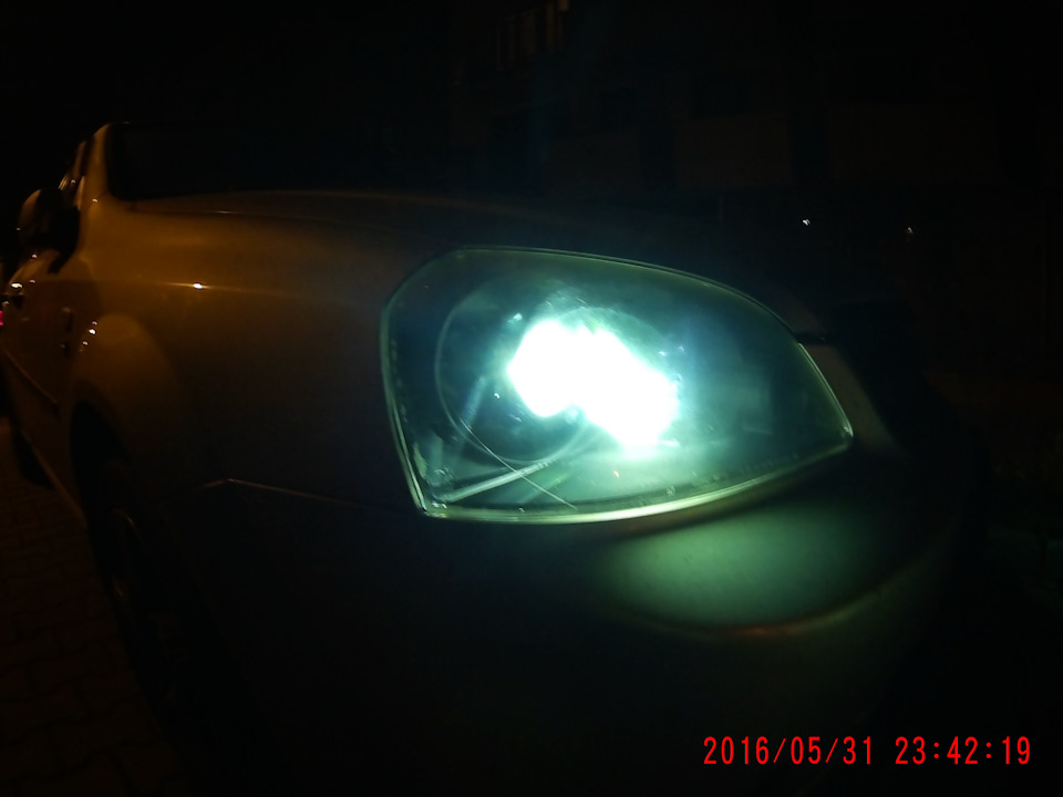 Бидло-ксенон проти Лінз. Установка Bi-xenon Lens G5 Lacetti 5