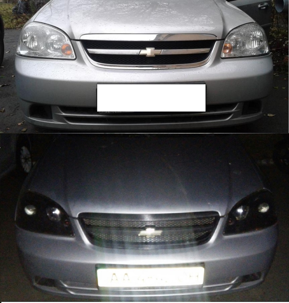 Бидло-ксенон проти Лінз. Установка Bi-xenon Lens G5 Lacetti 4