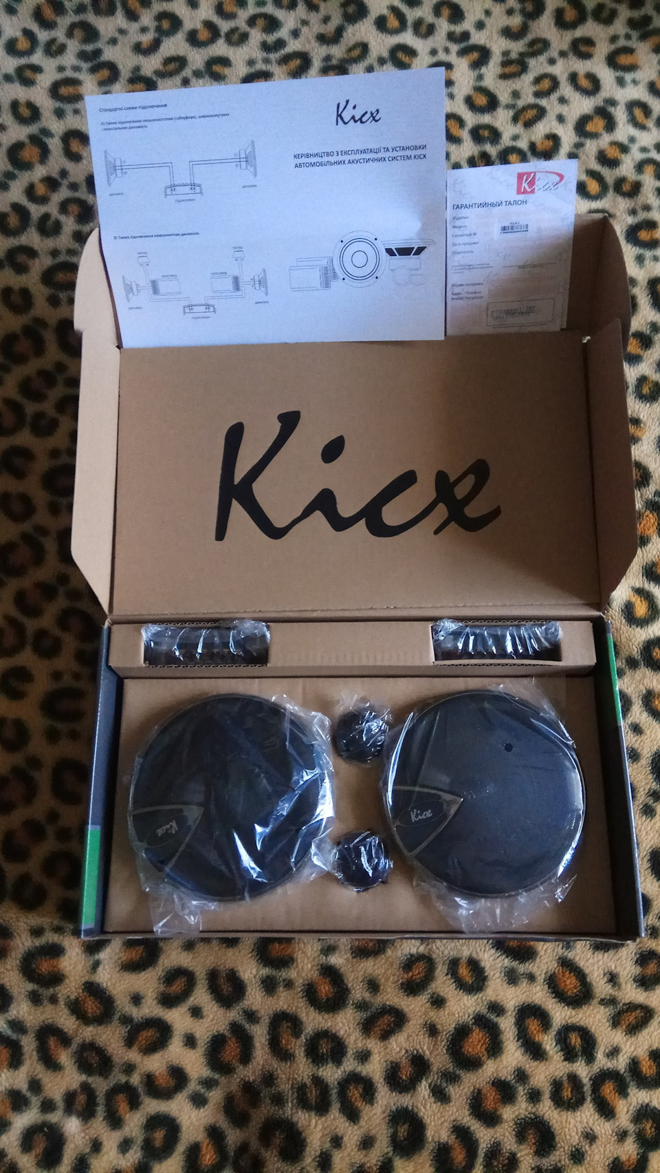 Нові колонки на фронт Kicx ICQ 6.2 3