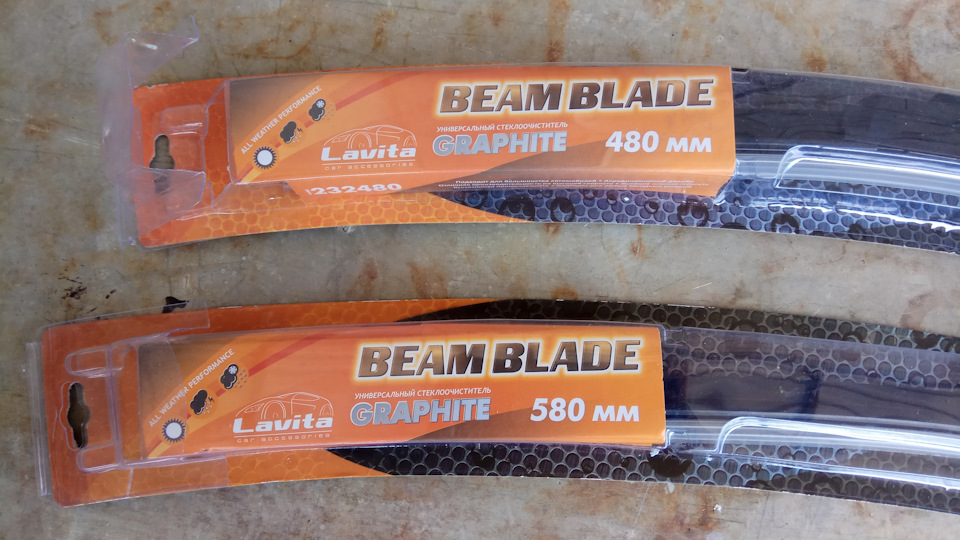 Нові щітки двірників Lavita Beam Blade. 4