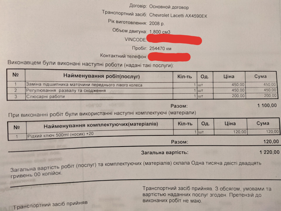 Заміна правого переднього ступичного підшипника 1