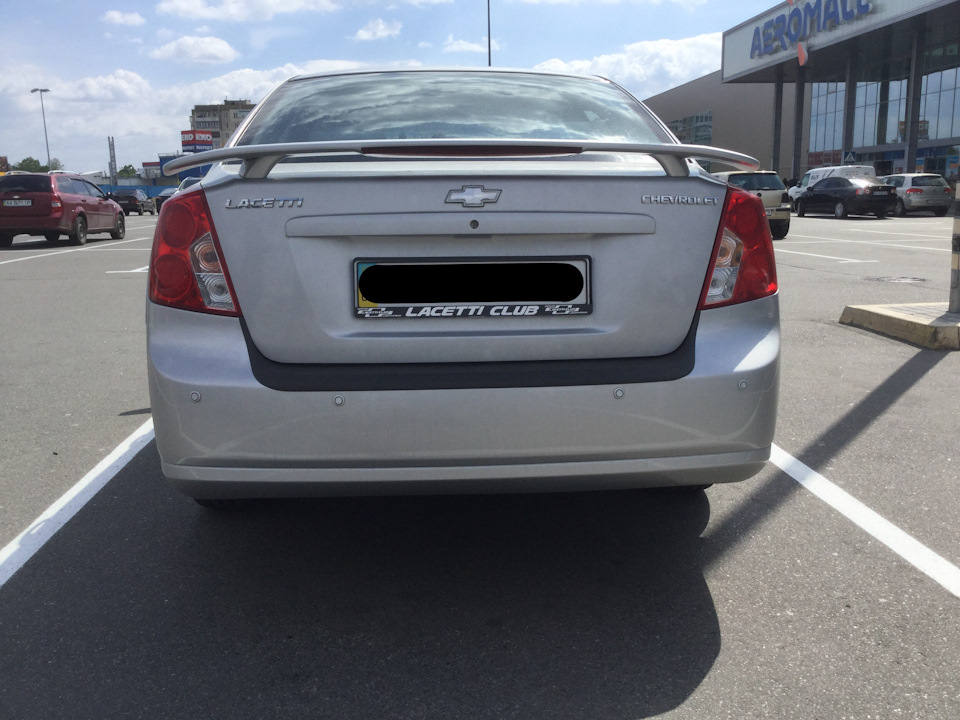 Оригінальна захисна накладка заднього бампера GM на lacetti 4