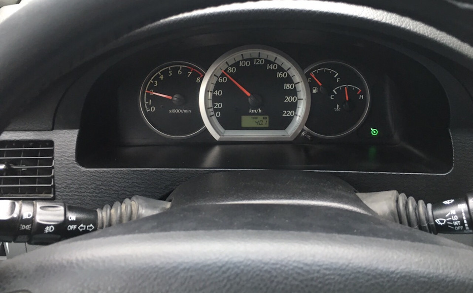Повна індикація приладової панелі Lacetti 4