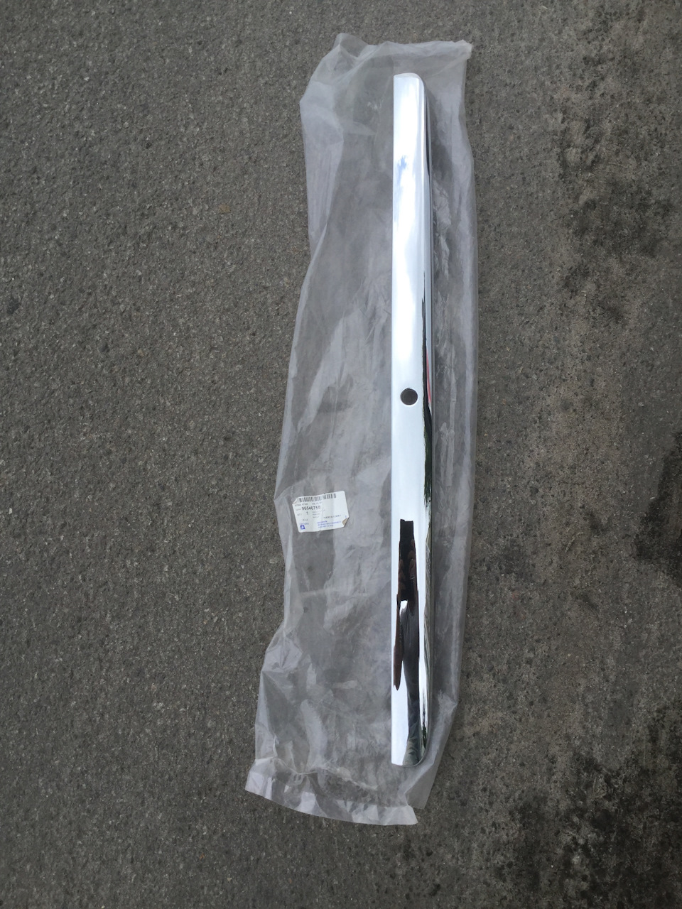 Хром планка багажника GM на Lacetti 3