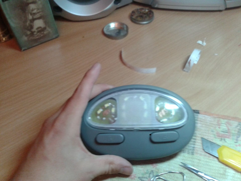 LED маленький плафон 5