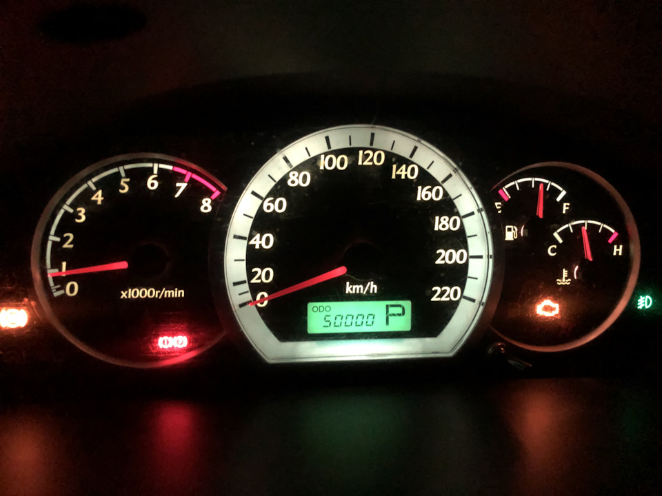 50000км. Афігети я багато їжджу :) 2